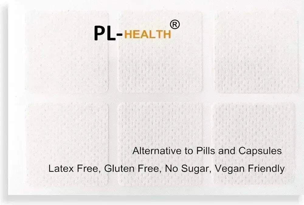 30 parches Parches transdermicos azul metileno con vitamina C, B6 y B12 Apoya energía, cerebro y enfoque