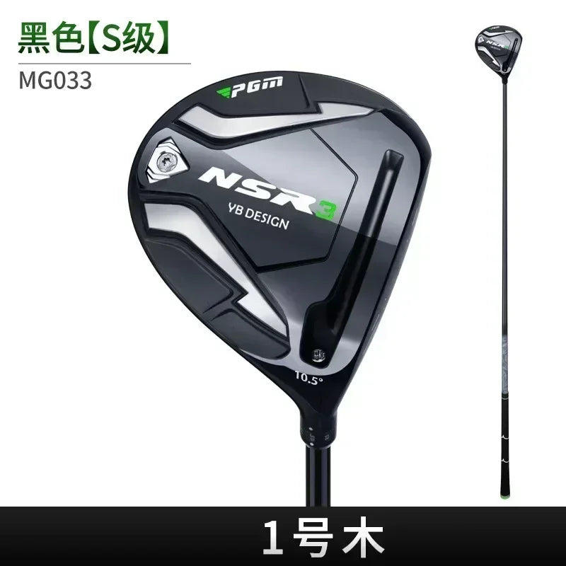 PGM NSR3 Palos de Golf para Hombre 1/3/5/4H R/S Hierro Madera Driver Aleación de Titanio Ultraligero para Diestros Ángulo