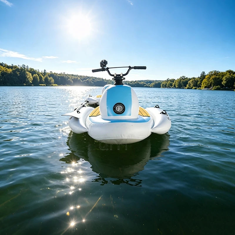 Motos acuáticas inflables con motor, precio de fábrica, ideales para piscinas y reuniones familiares