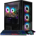 PC de escritorio para juegos, Radeon RX 580 8G GDDR5, 10.a generación G5905 3,5G, 16G RAM, 512G SSD, WiFi, BT 5,0, ventilador RGB x 4, alfombrilla de ratón RGB