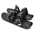 Patines de esquí portátiles y ajustables, con fijaciones cortas, para esquiar en la nieve, tanto para hombres como para mujeres, equipo deportivo para esquí de invierno y actividades al aire libre.