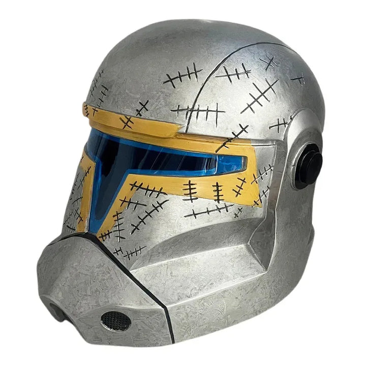 2025 aaa Cosplay SW Commander Helmet Resin Man Halloween Mask Masquerade Carnival Party Props for Adult High Quality