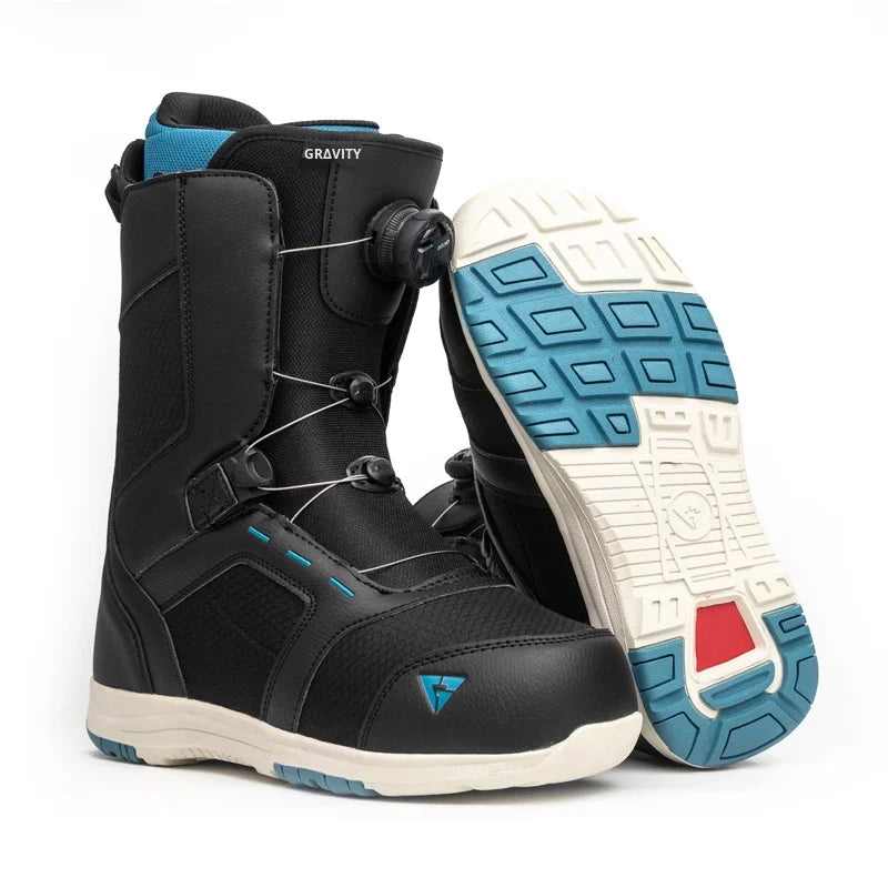 Botas de Snowboard Atop con Hebilla de Acero de Ajuste Rápido, Calzado Impermeable y Resistente al Desgaste, Cómodas y Cálidas para Todo Tipo de Montaña