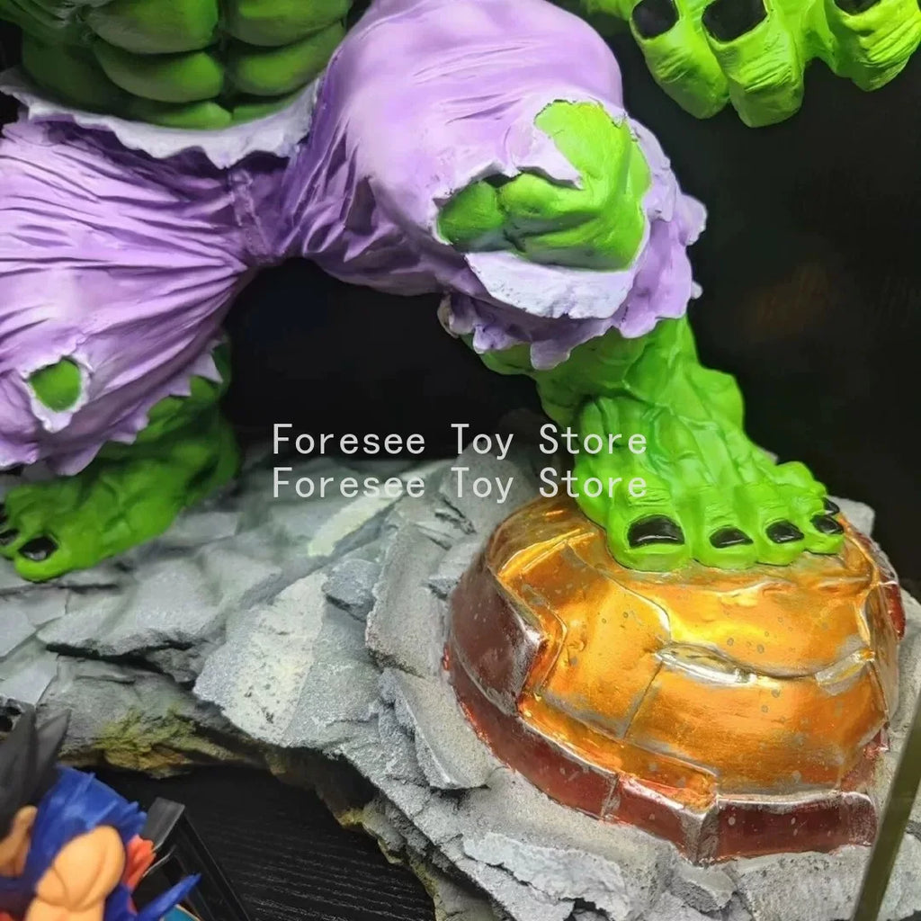 Avengers Nightmare Hulk Battle Pose Scene Model Statue Collectible Toy Display Piece Room Decoration Model Boy's Birthday Gift