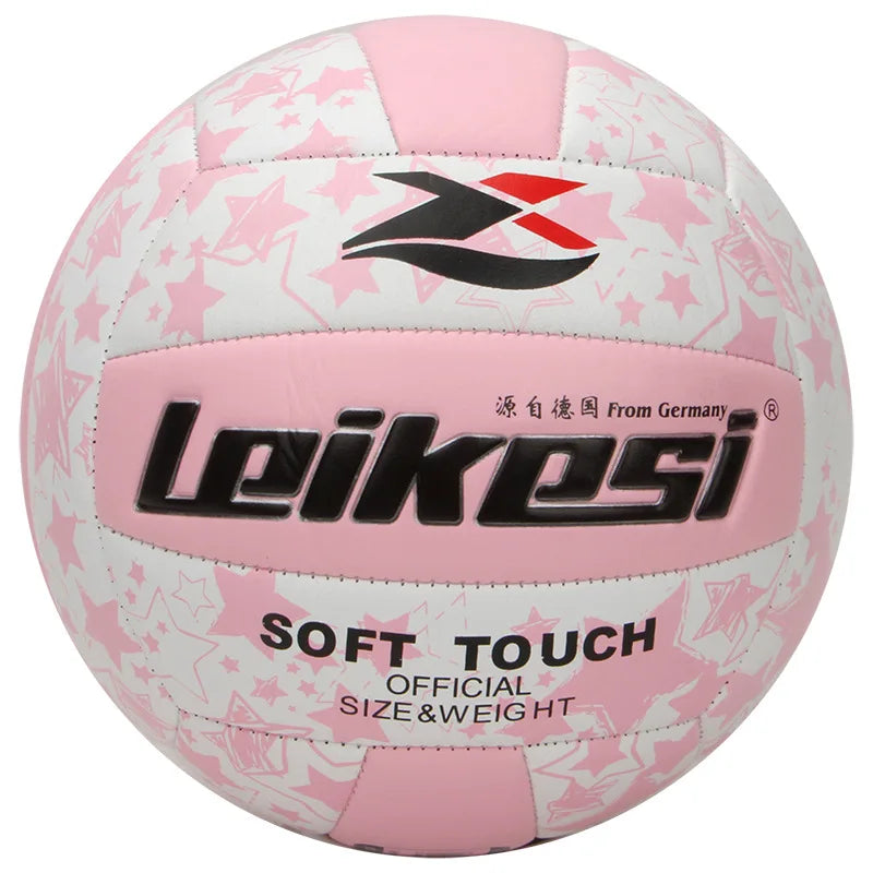 Voleibol de costura de tamaño 5, pelota de juego de entrenamiento en grupo profesional, duradera, alta elasticidad, suave, para playa, al aire libre, regalos