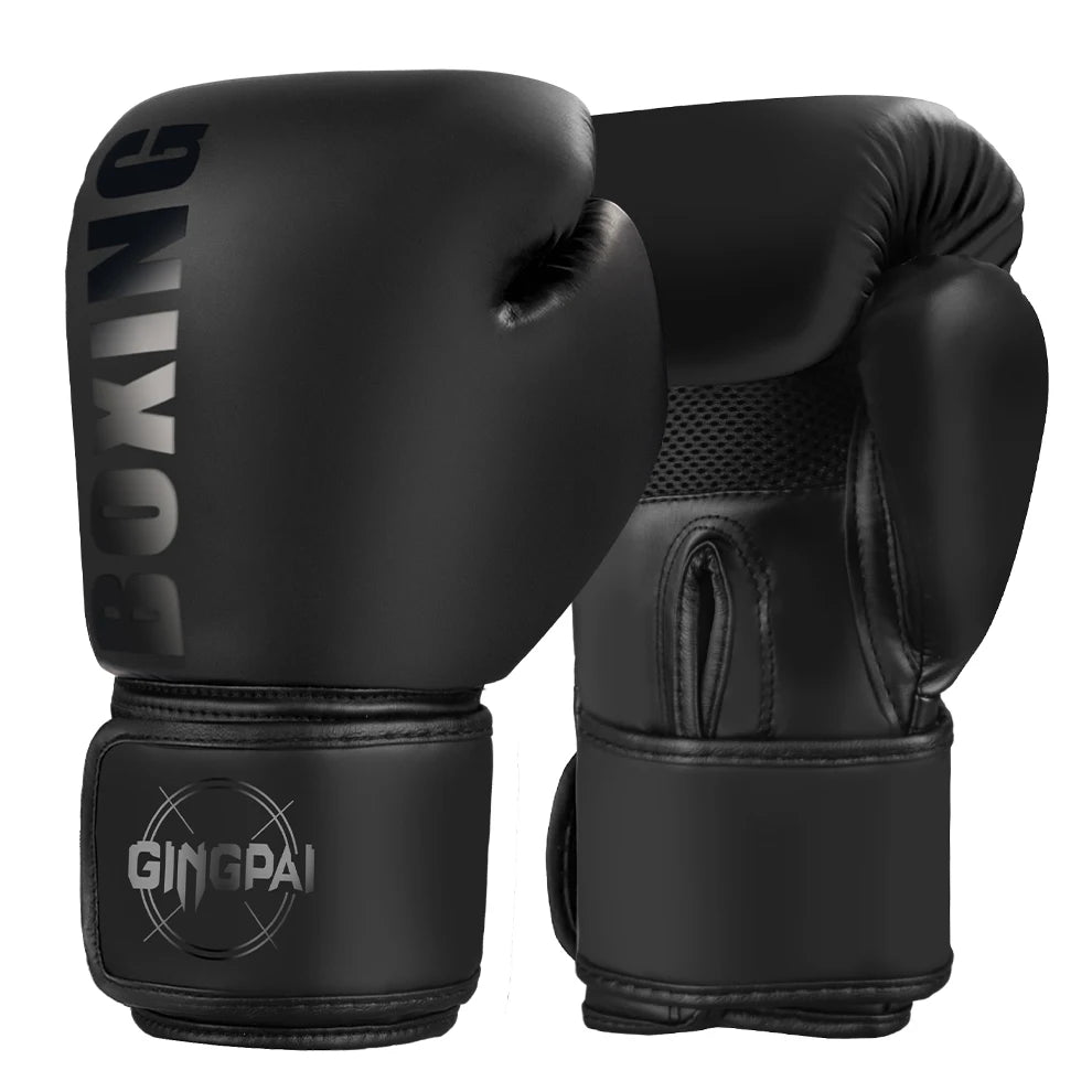 Guantes de Boxeo Profesionales de 6/8/10/12oz para Adultos, Guantes de Combate Sanda Muay Thai para Hombres y Mujeres, Entrenamiento con Saco de Arena, Lucha Libre, MMA