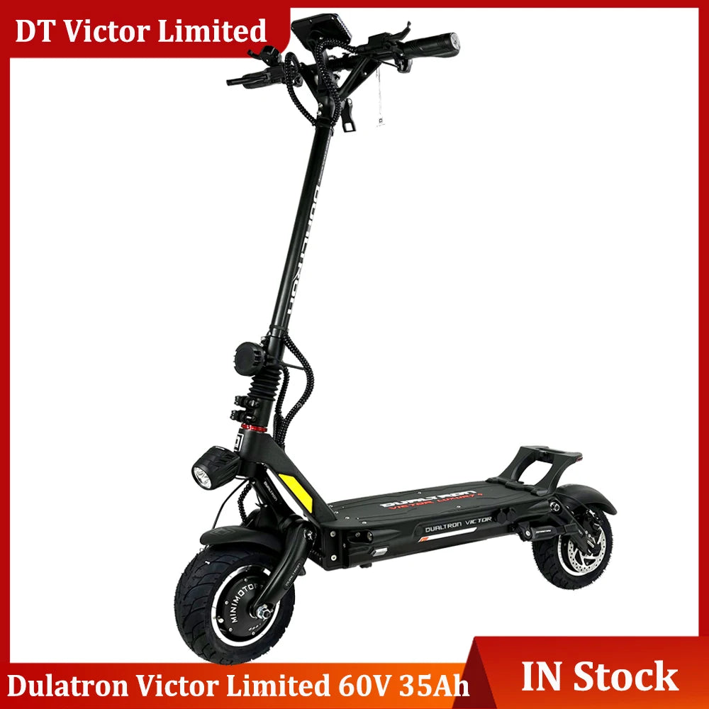 Patinete eléctrico DUALTRON Victor Limited negro con pantalla y ruedas grandes
