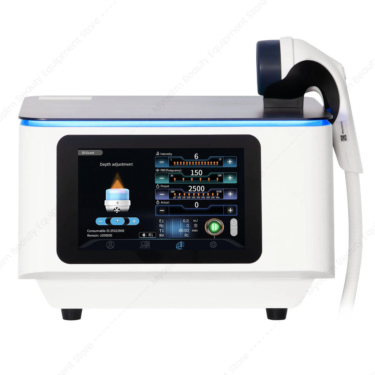 Máquina de Terapia de Ondas de Choque Extracorpóreas Enfocadas, Alivia el Dolor, Estimula el Crecimiento