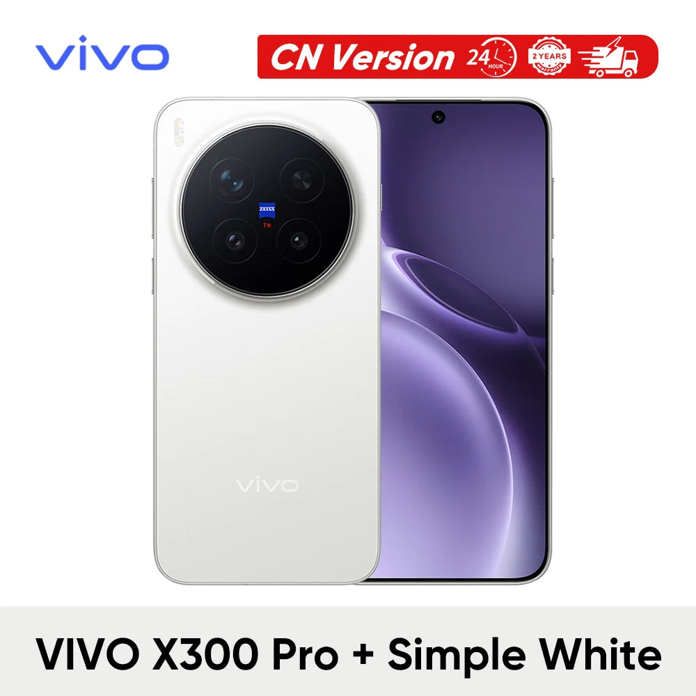 Smartphone VIVO X300 Pro 5G, Dimensity 9500, 6510 mAh, carga rápida FlashCharge de 90 W, pantalla AMOLED de 6,78″, cámara teleobjetivo ZEISS APO de 200 MP, NFC, OTG