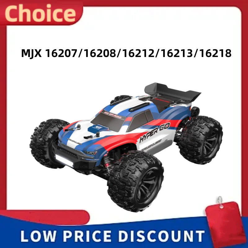 HYPER GO MJX 16207 16208 16212 16213 16218 Coche RC 1:16, Camioneta RC 4x4 con Control Remoto, 70KM/H, Motor sin Escobillas, 4WD, Coche de Carreras Eléctrico Todoterreno para Adultos, Envío Local en 24h desde la UE