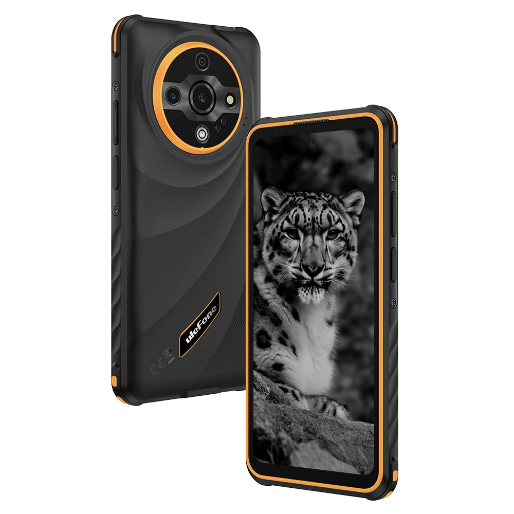 Teléfono robusto Ulefone Armor X31, 6.56'', 12 GB RAM + 128 GB ROM, cámara nocturna de 48 MP, Android 14, NFC, emisor de infrarrojos, smartphone 4G, versión global