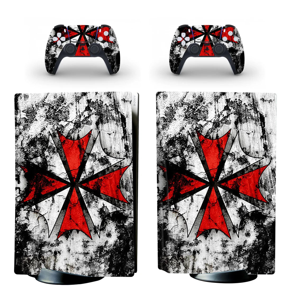Vinilo para PS5 Slim, diseño Umbrella