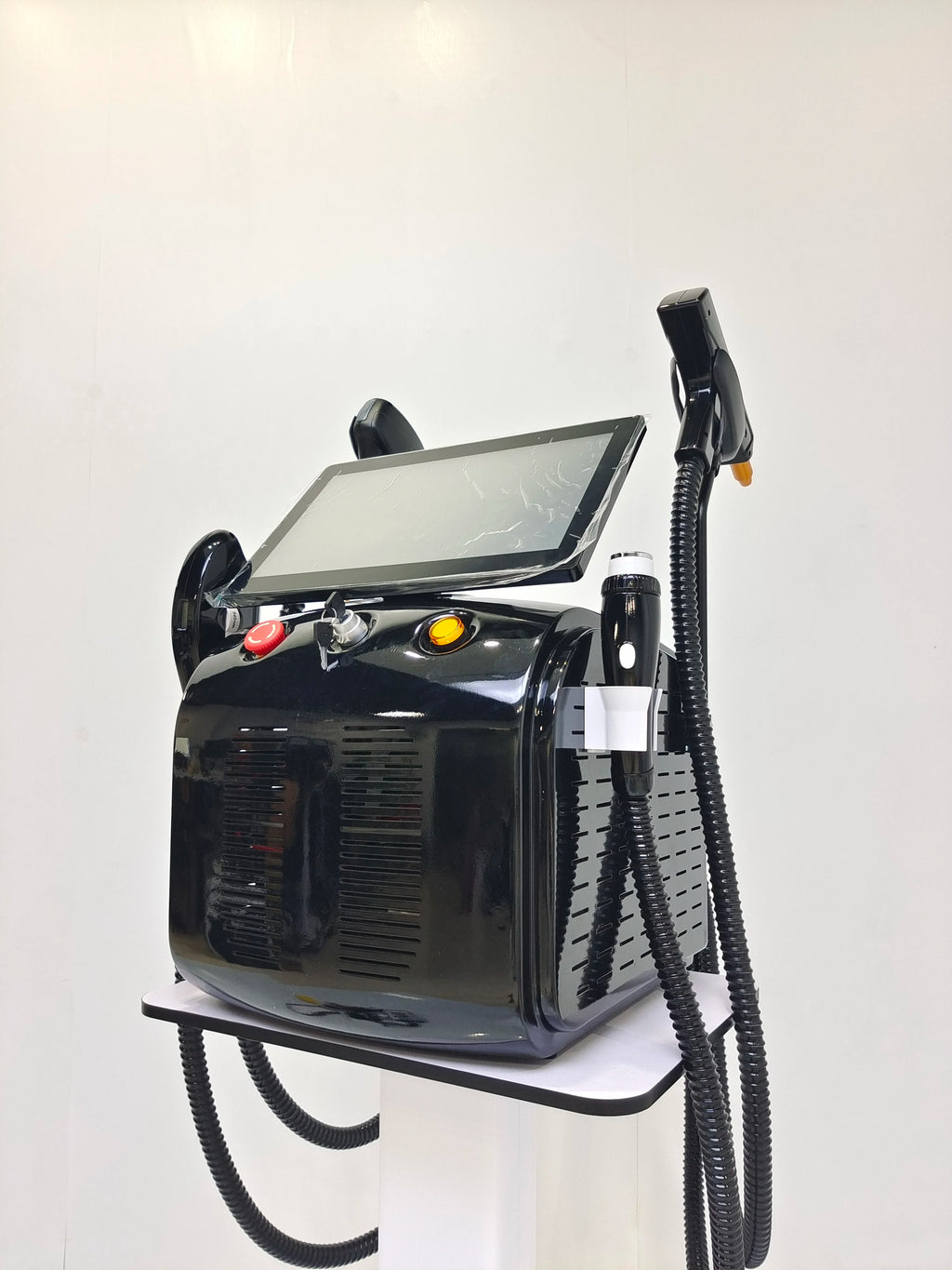 Depilación Láser de Diodo 4 en 1, Compresa de Hielo Indolora, Eliminación de Tatuajes con Picosegundos, Sistema de Enfriamiento Multifunción, RF4000W