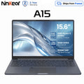 Ninkear A15 Pro Laptop 15.6 Inch Fhd Ips Amd Ryzen 5 5500U 16Gb Ram 512Gb Ssd Metal Notebook Fingerprint Unlock Backlit Keyboard Wifi 6 Usb-C Pd 65W Fast Charge Windows 11 Portable Computer Eu Plug
