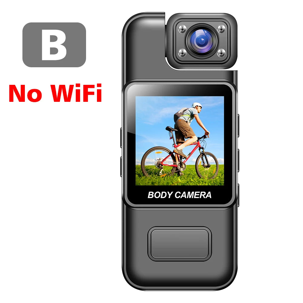 Mini cámara Ultra HD 4K WiFi, grabadora de vídeo Digital portátil, BodyCam de policía, visión nocturna infrarroja, videocámara deportiva DV para montar