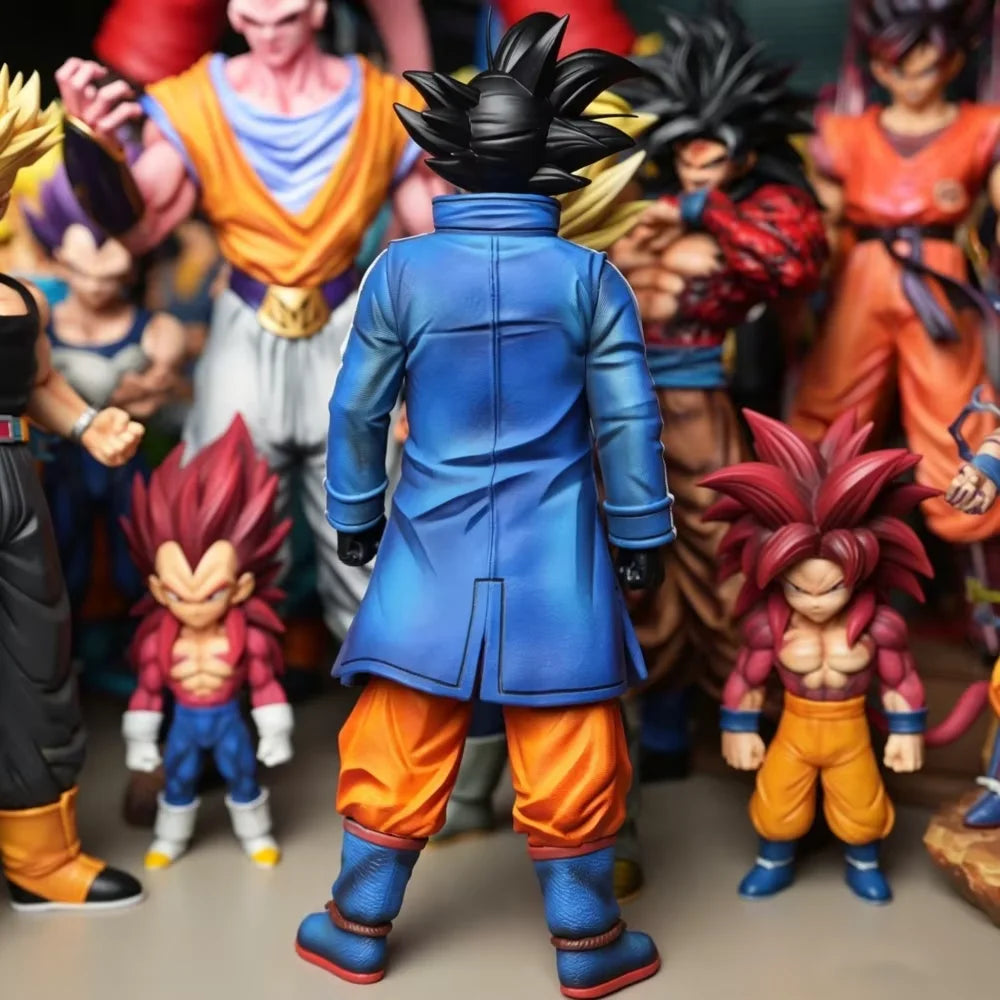 Figura de Anime Dragon Ball Z, Traje de Nieve de Son Goku y Vegeta, Super Saiyan Goku, Figuras de Acción de PVC, Colección de Modelos, Juguetes, Regalos