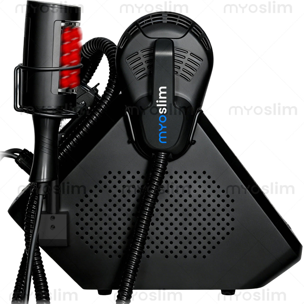Rodillo EMS Myoslim 6500W 200HZ para Adelgazamiento y Reducción de Celulitis con Rodillo de Bolas Infrarrojas de 360 Grados, Masajeador de Belleza con Vacío