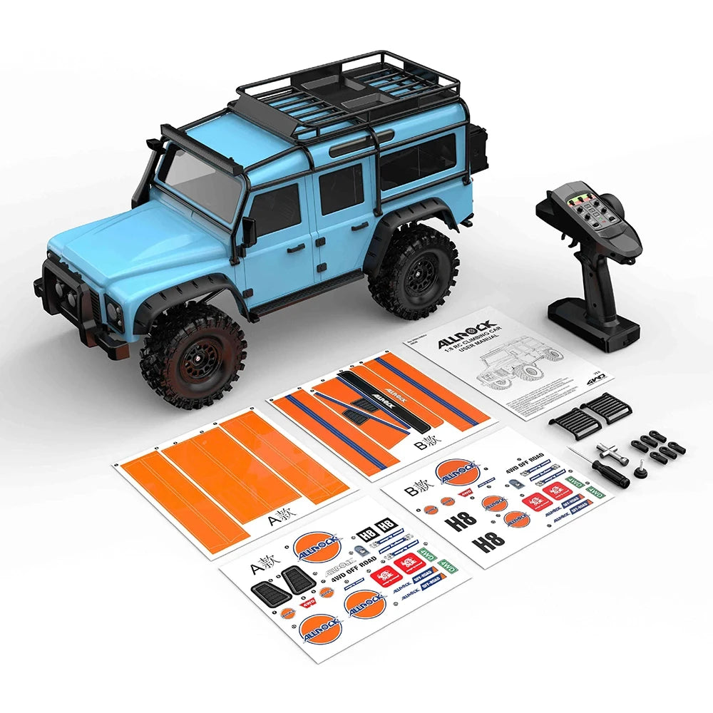 Hyper Go Mjx H8H H8E, coche de control remoto a escala 1/8, vehículo todoterreno con motor sin escobillas y tracción en las cuatro ruedas, coche de control remoto de 2,4 GHz con bloqueo de diferencial, modelo de coche de co