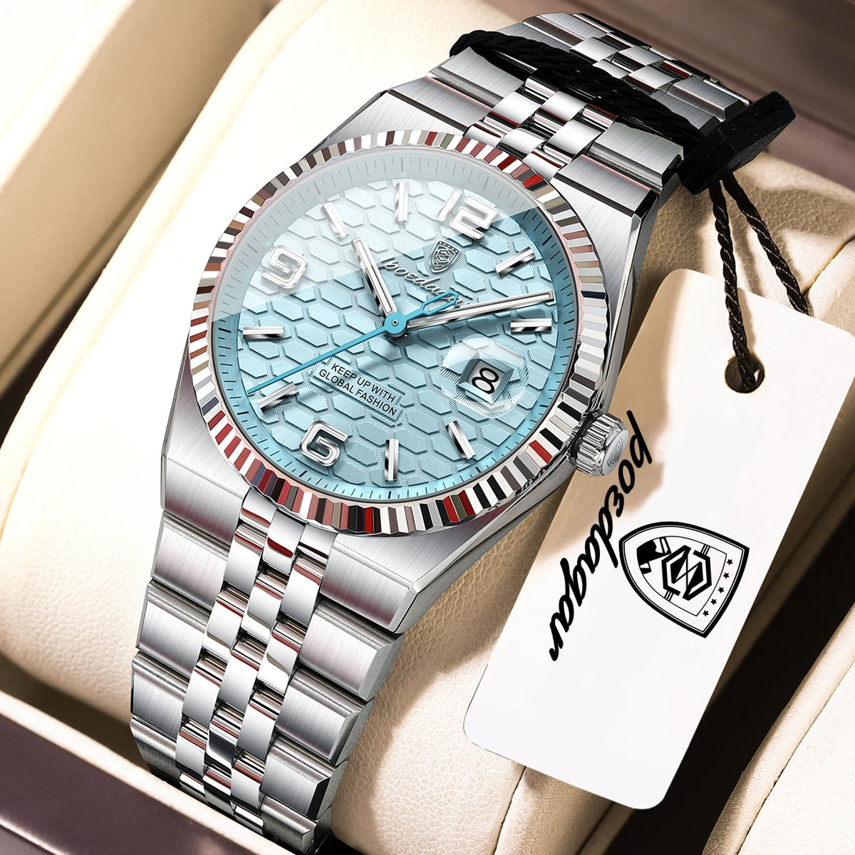 POEDAGAR Top Elegant Women's Watches Stainless Steel Date Quartz Woman Clock Luminous Waterproof Fashion Ladies Watch Reloj Gift