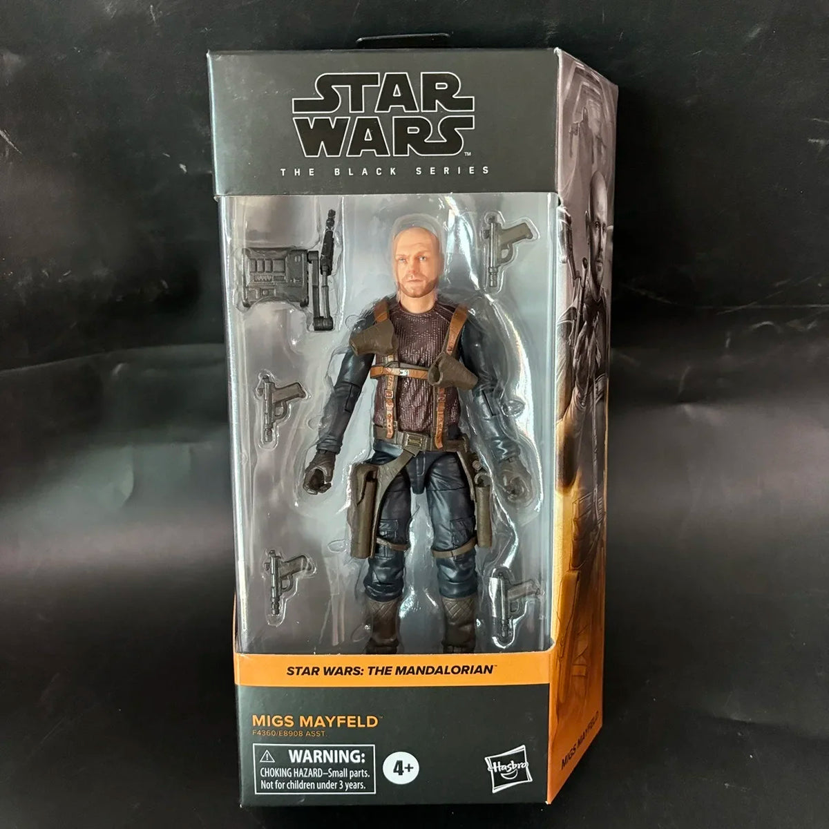 Hasbro Star Wars serie negra Obi-Wan Darth Vader Cal Kestis Boba Fett Luke Mandalorian figura de acción modelo juguete para regalo