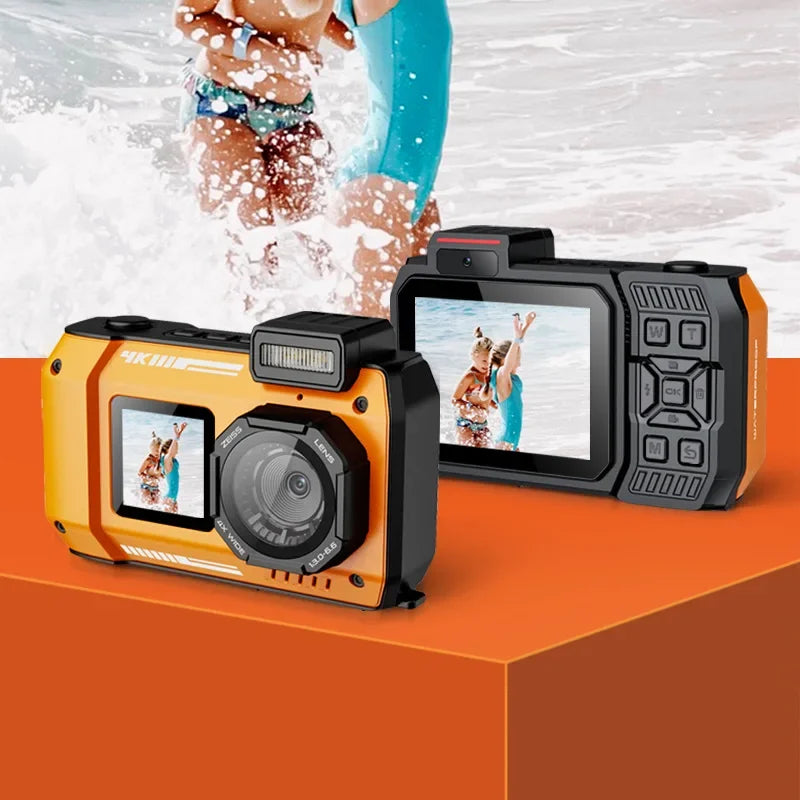 Nueva cámara Digital D50 4K HD CCD 1080P 48MP 18x Zoom 2,88 pulgadas pantalla IPS fotografía al aire libre Selfie VLOG Video cámara para niños