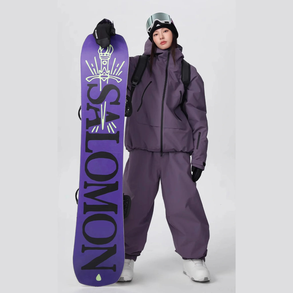 2025 monos sueltos para hombre, novedad de invierno, ropa deportiva para exteriores, conjunto de Snowboard transpirable térmico a prueba de viento, traje de esquí cálido para mujer para adultos