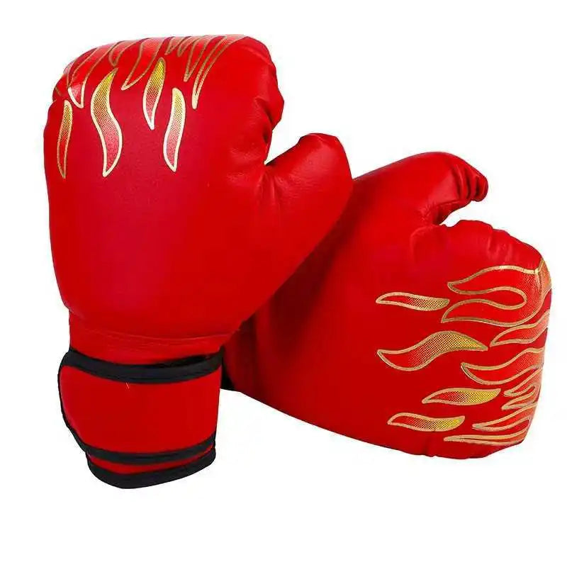 1 Par de Guantes de Boxeo de Cuero para Niños, Guantes de Entrenamiento de Boxeo, Guantes de Gimnasio para Niños, Protector de Manos