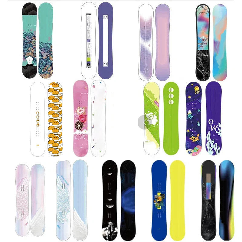 Venta Directa de Fábrica, Esquí/Snowboard Ecológico con Núcleo de Madera de Álamo, de Alto Rendimiento, Apto para Principiantes, para Hombre y Mujer, para Invierno