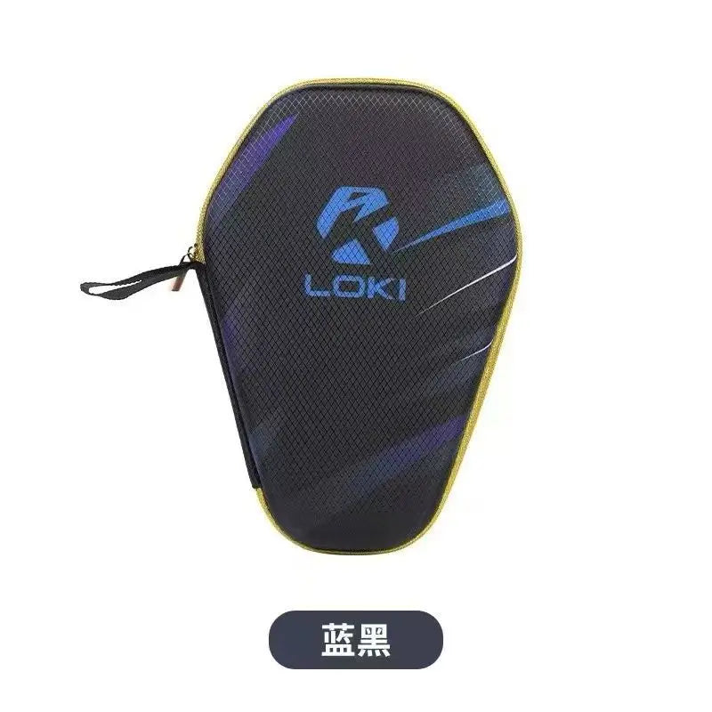 Estuche rígido para raqueta de ping-pong con diseño de dragón, bolsa de transporte portátil y protectora para raqueta de tenis de mesa.