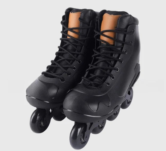 Patines de hielo personalizados, patines, patines de ruedas para hombres adultos y mujeres, patines de cuatro ruedas
