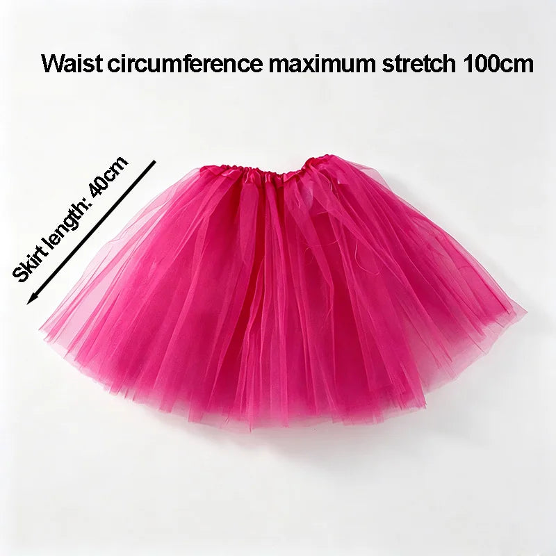 Falda Tutú Brillante de Tul para Mujer, con Luces LED, 3 Capas, Cintura Elástica, para Discotecas, Fiestas Rave, Carnaval, Cosplay, Festivales