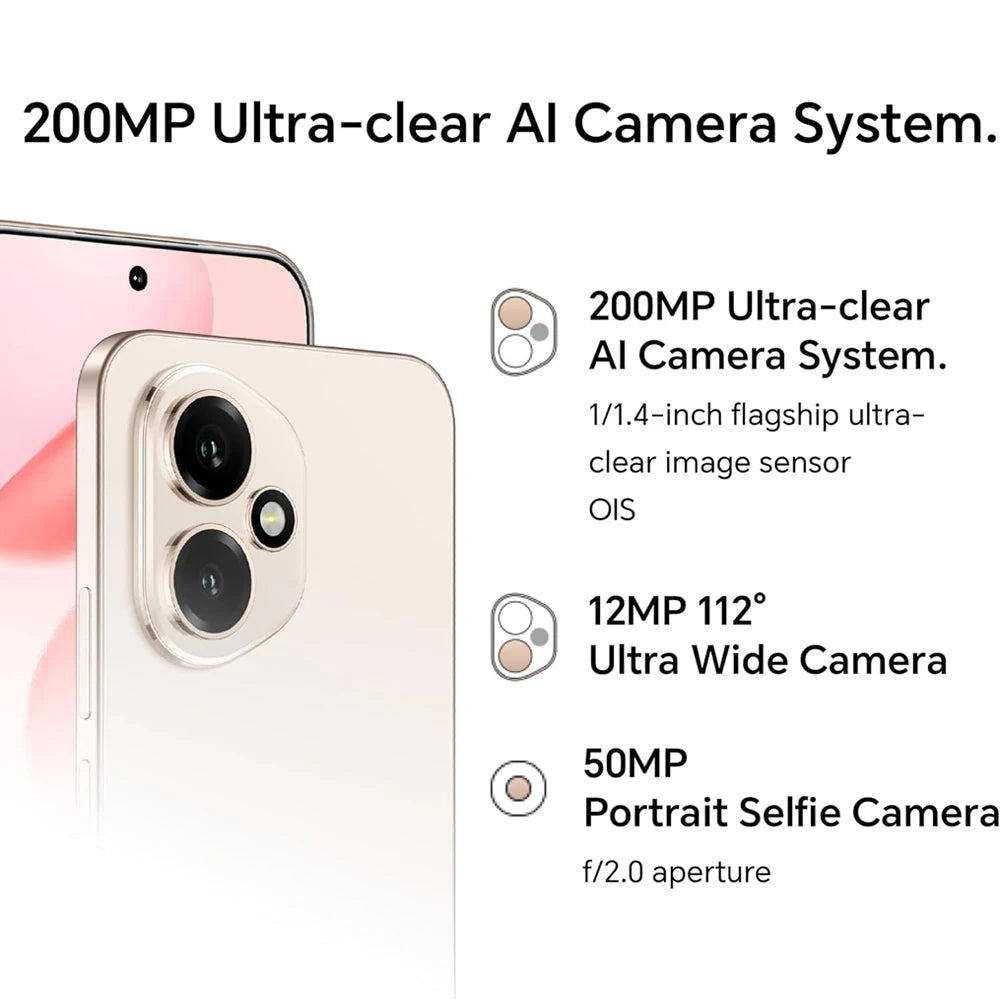 HONOR 400 5G, Versión UE, Smartphone 5G, Cámara principal ultra nítida con IA de 200 MP, Batería de 5300 mAh, Qualcomm Snapdragon 7 Gen 3