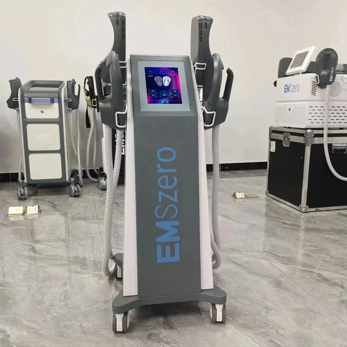 EMSzero 15T 6500W Estimulador Muscular EMS, Máquina Portátil de Escultura Corporal RF EMS, Adelgazante, Electromagnética