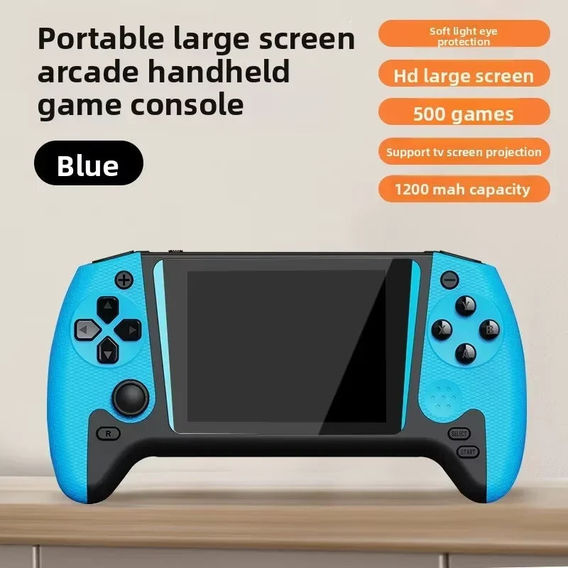 Consola de juegos retro portátil SF3000, pantalla de 4,3", 64 GB, más de 2000 juegos, 11 emuladores, reproductor de videojuegos portátil Q21, más de 500 juegos, 3,5 pulgadas