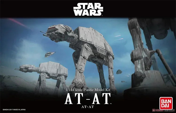 Bandai-figura de acción Original de STAR WARS para niños, modelo coleccionable de Anime, juguetes de montaje, entrega directa