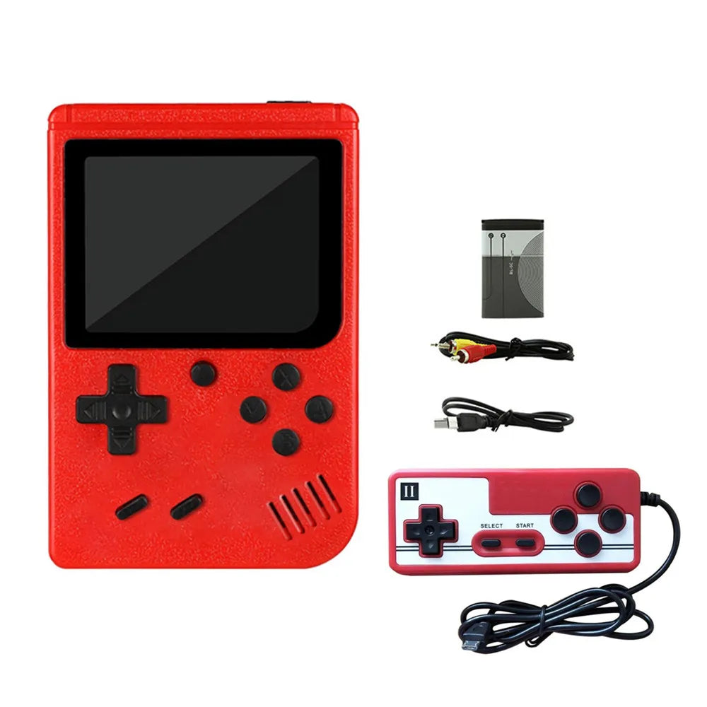 Consola de videojuegos retro con pantalla LCD de 2.4 pulgadas, 400 juegos integrados, consola de juegos portátil de bolsillo, regalo de Navidad