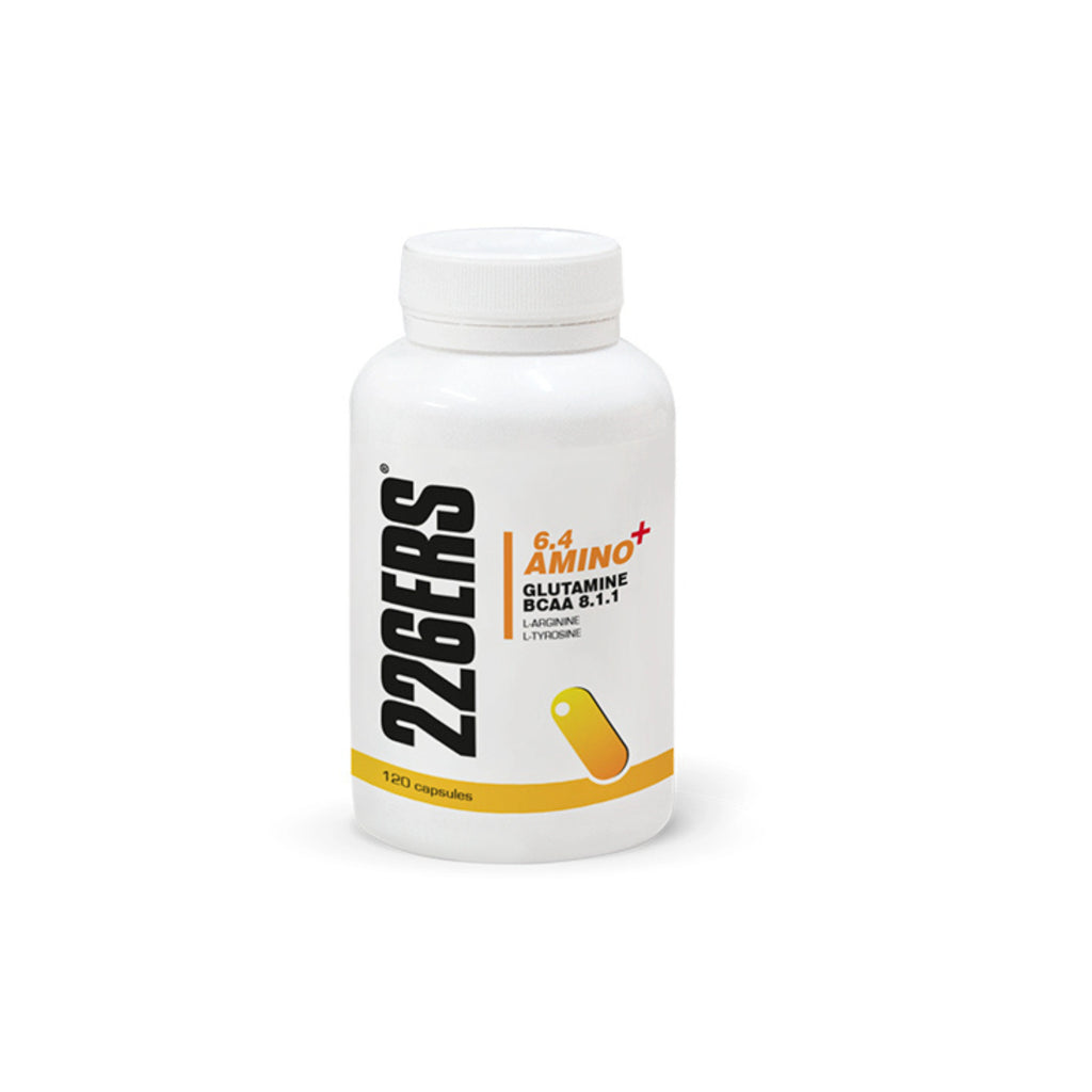 PACK 2UNDS 226ERS 6,4 AMINO + 120UD CAPS: CÁPSULAS DE GLUTAMINA, BCAA, ARGININA Y TIROSINA - SIN GLUTEN - SIN AZÚCAR AÑADIDO