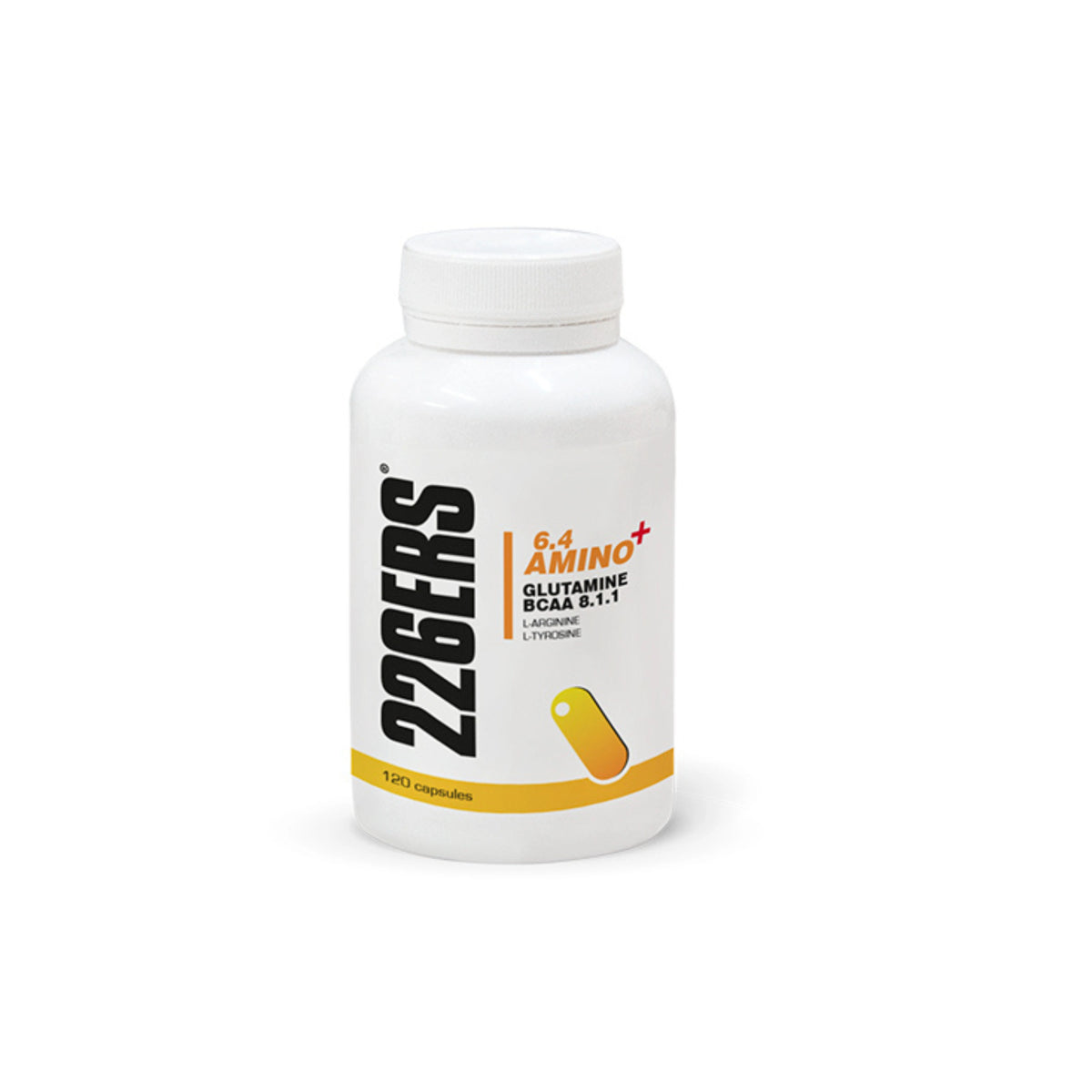 PACK 2UNDS 226ERS 6,4 AMINO + 120UD CAPS: CÁPSULAS DE GLUTAMINA, BCAA, ARGININA Y TIROSINA - SIN GLUTEN - SIN AZÚCAR AÑADIDO