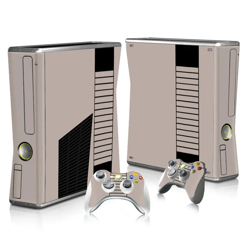 Vinilo Adhesivo Personalizado para Consola Xbox 360 Slim y 2 Controles, Adhesivo Decorativo para Xbox 360 Slim