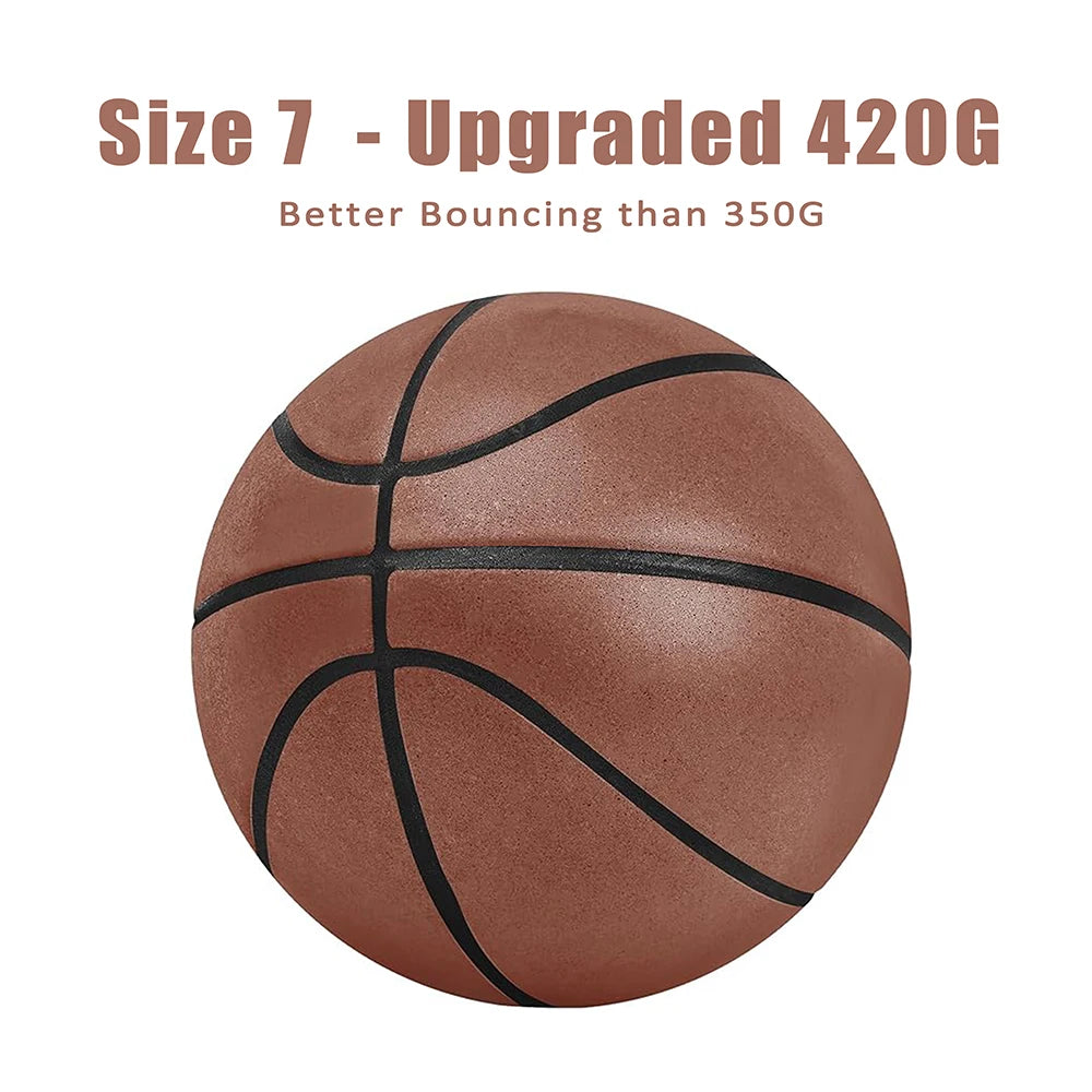 Baloncesto silencioso Talla 7 # (29.5")6 # /5 #   Dribbling interior acanalado espuma sin aire baloncesto silencioso entrenamiento de goteo pelota silenciosa regalo