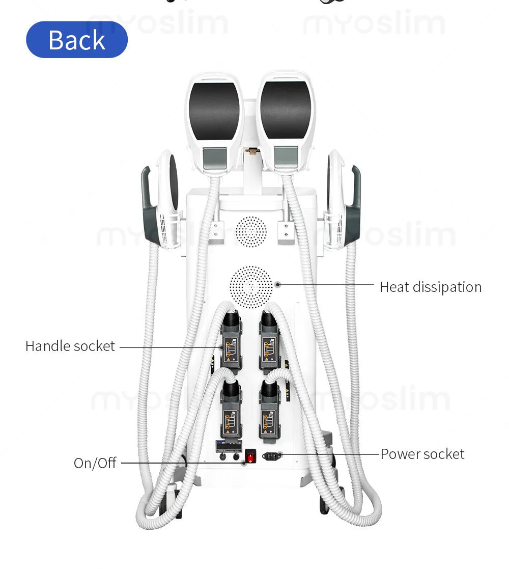 MYoslim 9500W Equipo de Belleza para Adelgazar, Contorno Corporal y Pérdida de Grasa, 20 Tesla EMS Corporal