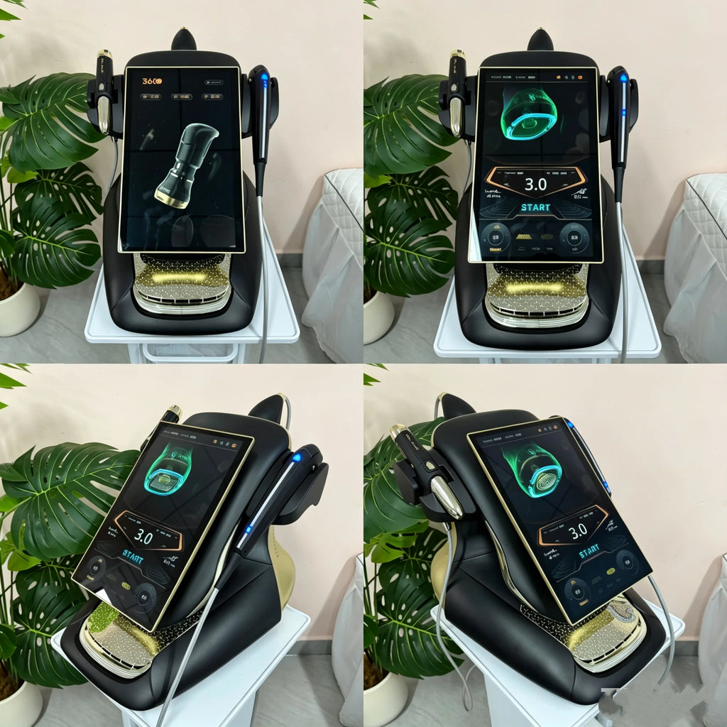 Nueva máquina de tecnología 3 en 1 360MAX25DHiFU para adelgazamiento facial no invasivo, antienvejecimiento y reafirmación corporal.