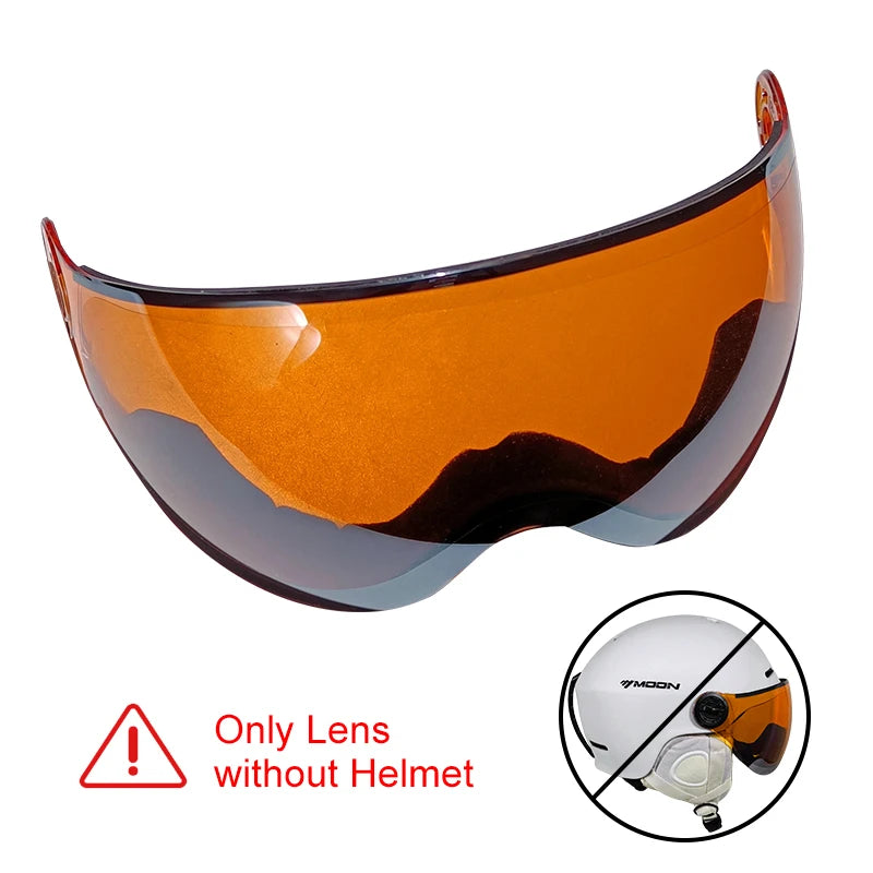 Casco de Esquí/Snowboard MOON Todo en Uno con Gafas Integradas |   PC+EPS Ligero para Máxima Protección