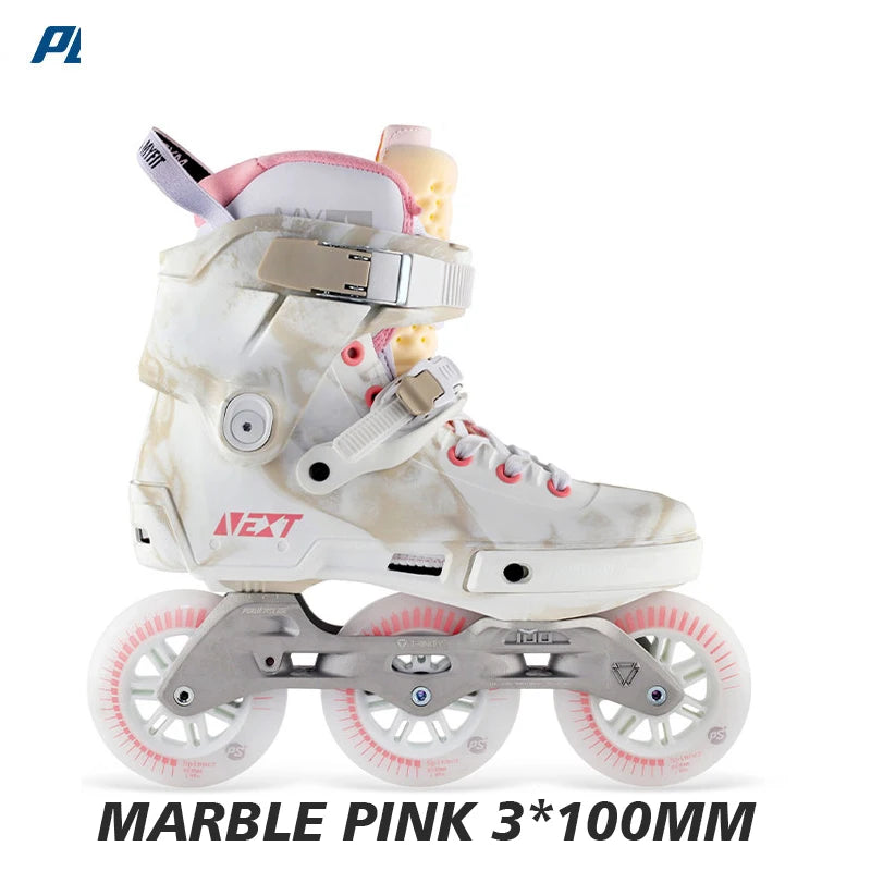 Patines Powerslide NEXT Trinity de 3 Ruedas para Adultos, Patines FSK para Patinaje en Calle, Patines en Línea Profesionales