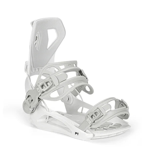 Fijaciones de Snowboard para Hombre con Sistema Step-In para Principiantes, Ligeras, Duraderas, Base de Fibra de Vidrio y EVA, Amortiguadoras, Multicolor
