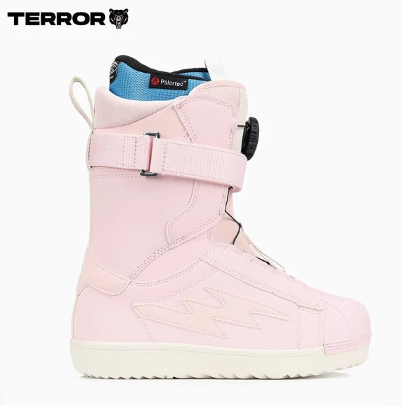 En oferta, botas de Snowboard cálidas para hombres y mujeres, equipo de esquí profesional, botas de nieve de uso rápido para Snowboard