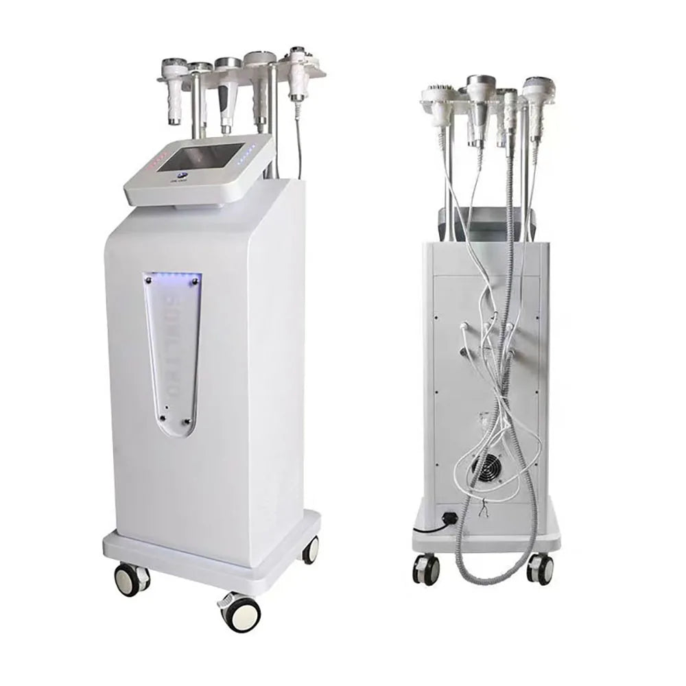 Dispositivo de belleza de cavitación 120K, calentamiento 5D RF, moldeador del cuerpo, desbloqueo, activación de meridianos, equipo de fisioterapia, masaje al vacío