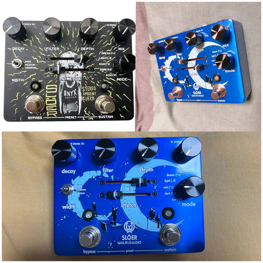 SLOER REVERB DELAY Pedal de Efectos para Guitarra, Pedal de Reverberación SLOER REVERB XDBNZ