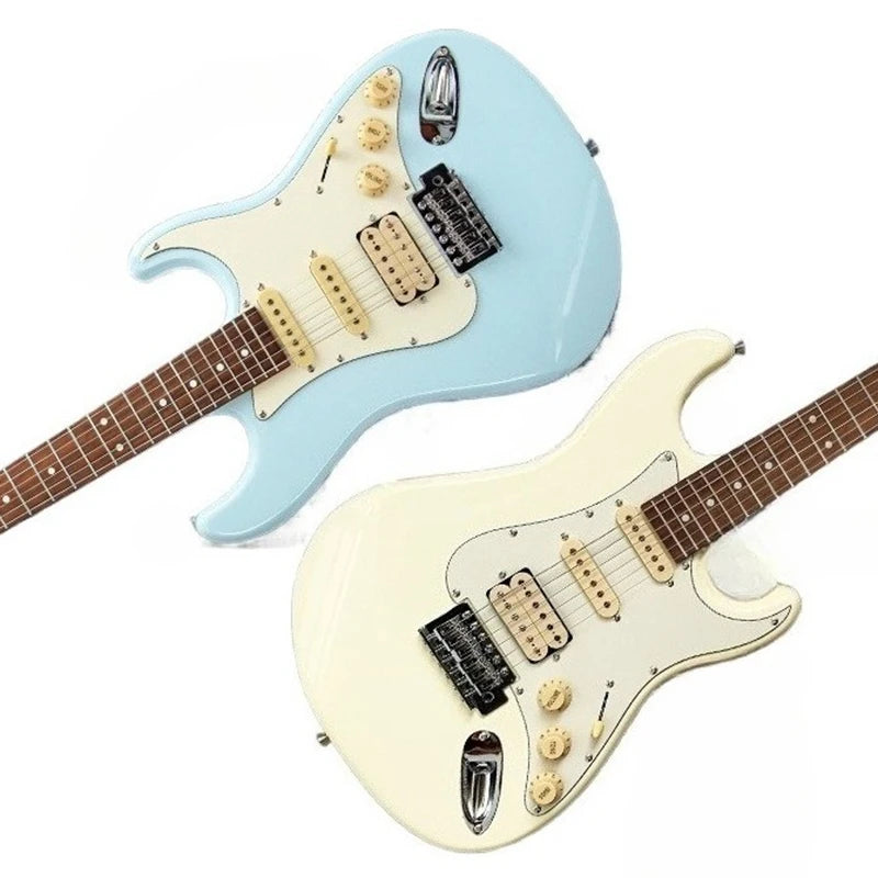Guitarra Eléctrica para Niños de 36 Pulgadas, Guitarra Eléctrica de Práctica para Principiantes, Guitarra con Mástil de Madera Carbonizada, Instrumentos de Nivel Inicial