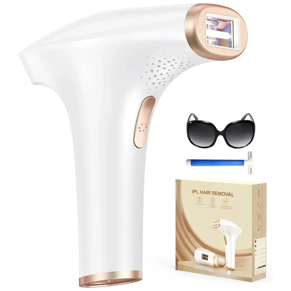 999900   Flashes-depiladora IPL segura, permanente, indolora, cara, cuerpo, brazos, pierna, tratamiento de cuerpo entero para hombres y mujeres, uso doméstico